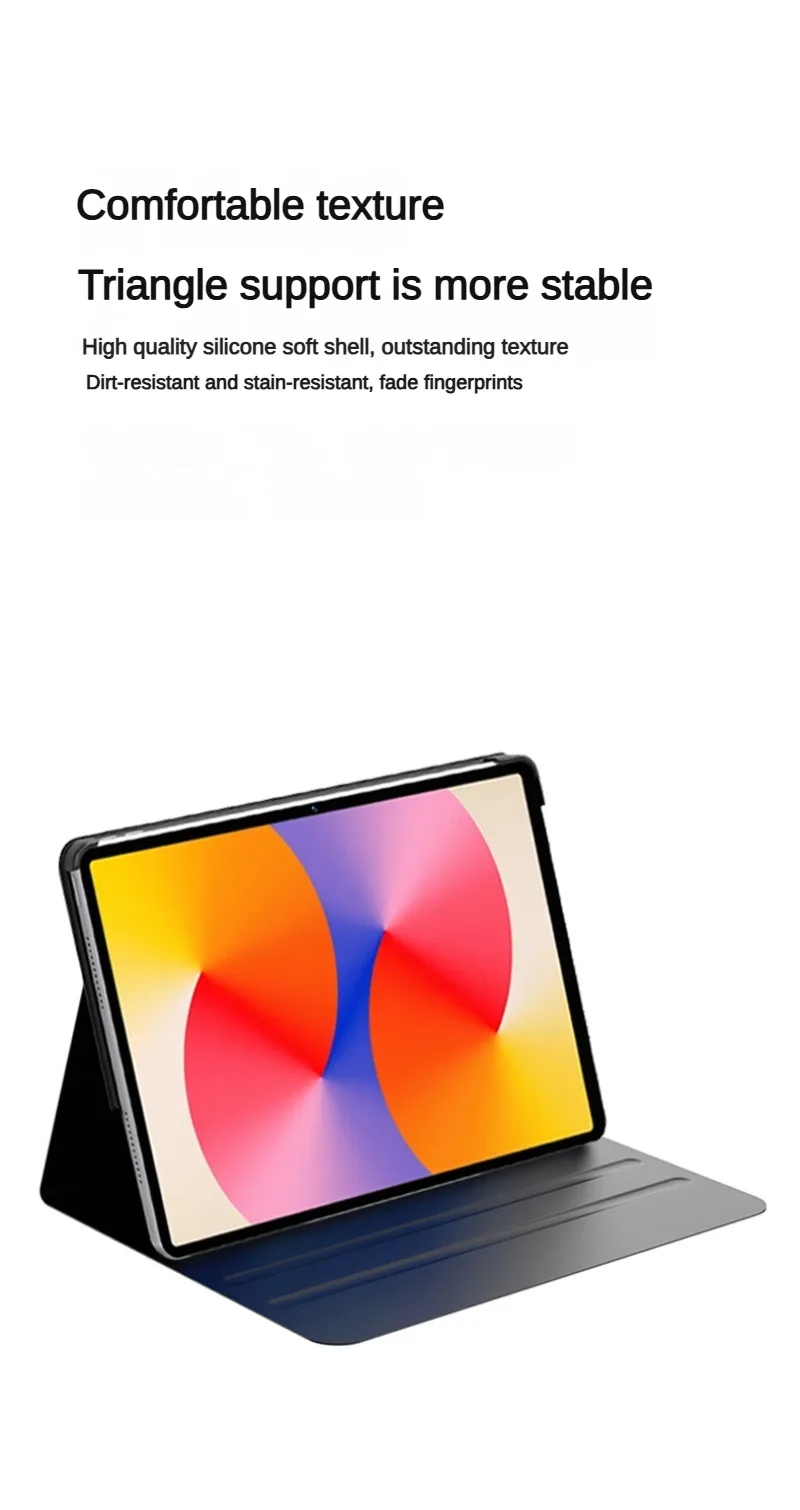 

Защитный чехол COOSTART с магнитным зажимом, подходит для Matepad SE/Qingyun C5e, 11 дюймов, обеспечивает стабильную поддержку, черный цвет