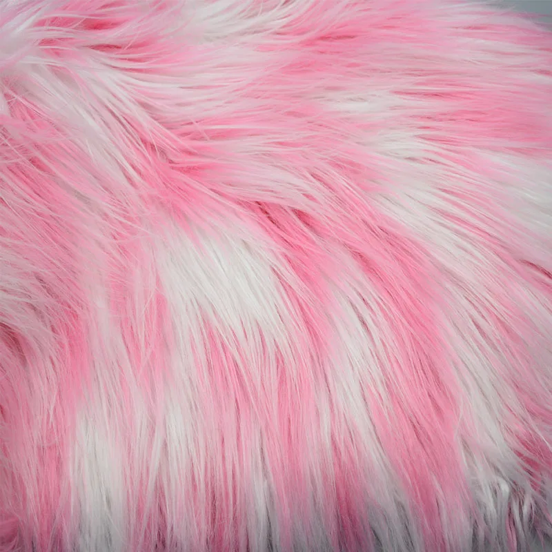 1yard 12CM long pile faux fur colorful fabric for coat  carpet fausse tissu pelliccia doll hair  toy home textile plush fabric