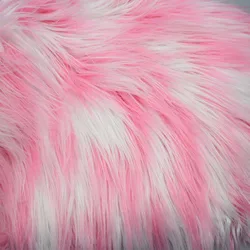 1yard 12CM long pile faux fur colorful fabric for coat  carpet fausse tissu pelliccia doll hair  toy home textile plush fabric