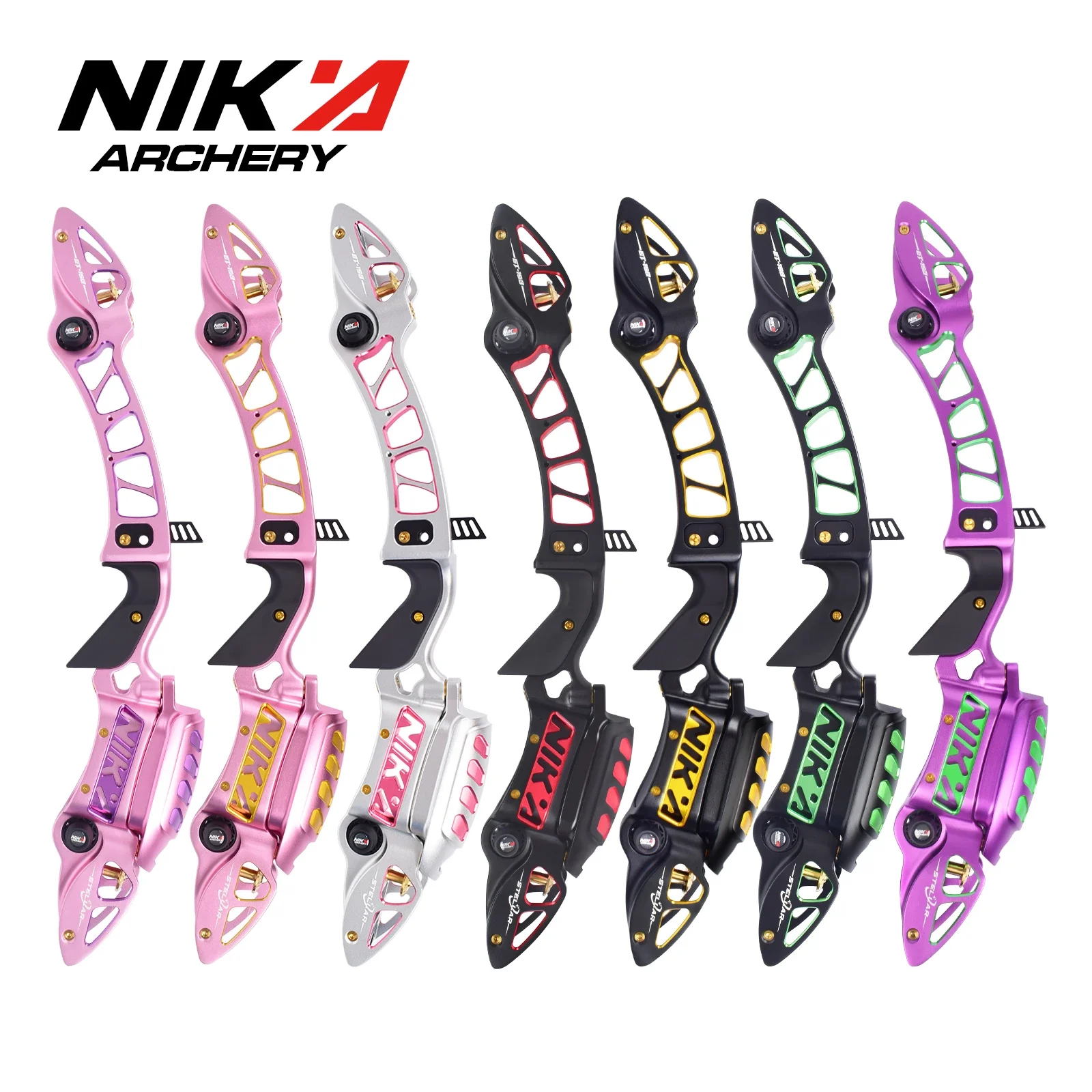1set Archery 25inch ILF Right Hand Recurve Bow Riser Traditional  Bows ILF ET-15B Protoss Recurve Bow Comprtition Handle Riser