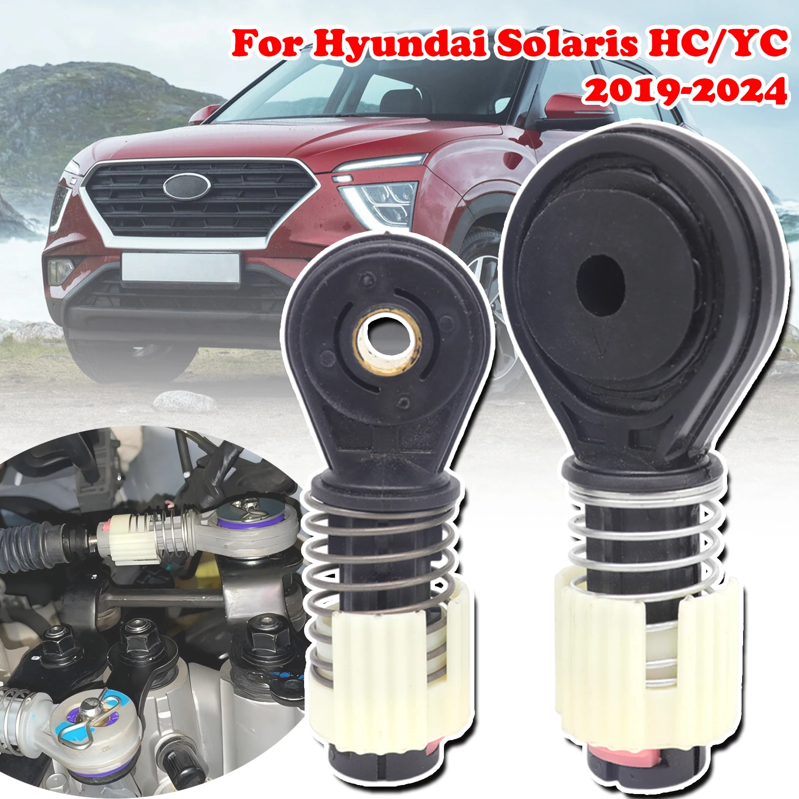 

For Hyundai Solaris HC/YC 2019 - 2024 Gear Shift Cable Linkage Control Collet Shifter Lever Selector End Rod Connect 43794H5300