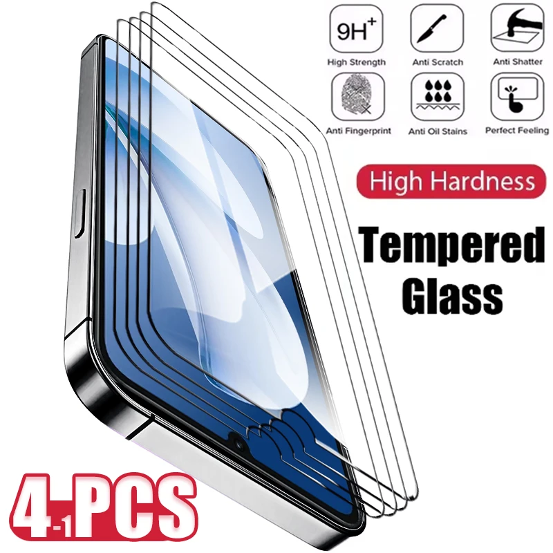 1-4PCS Black Temper… - image