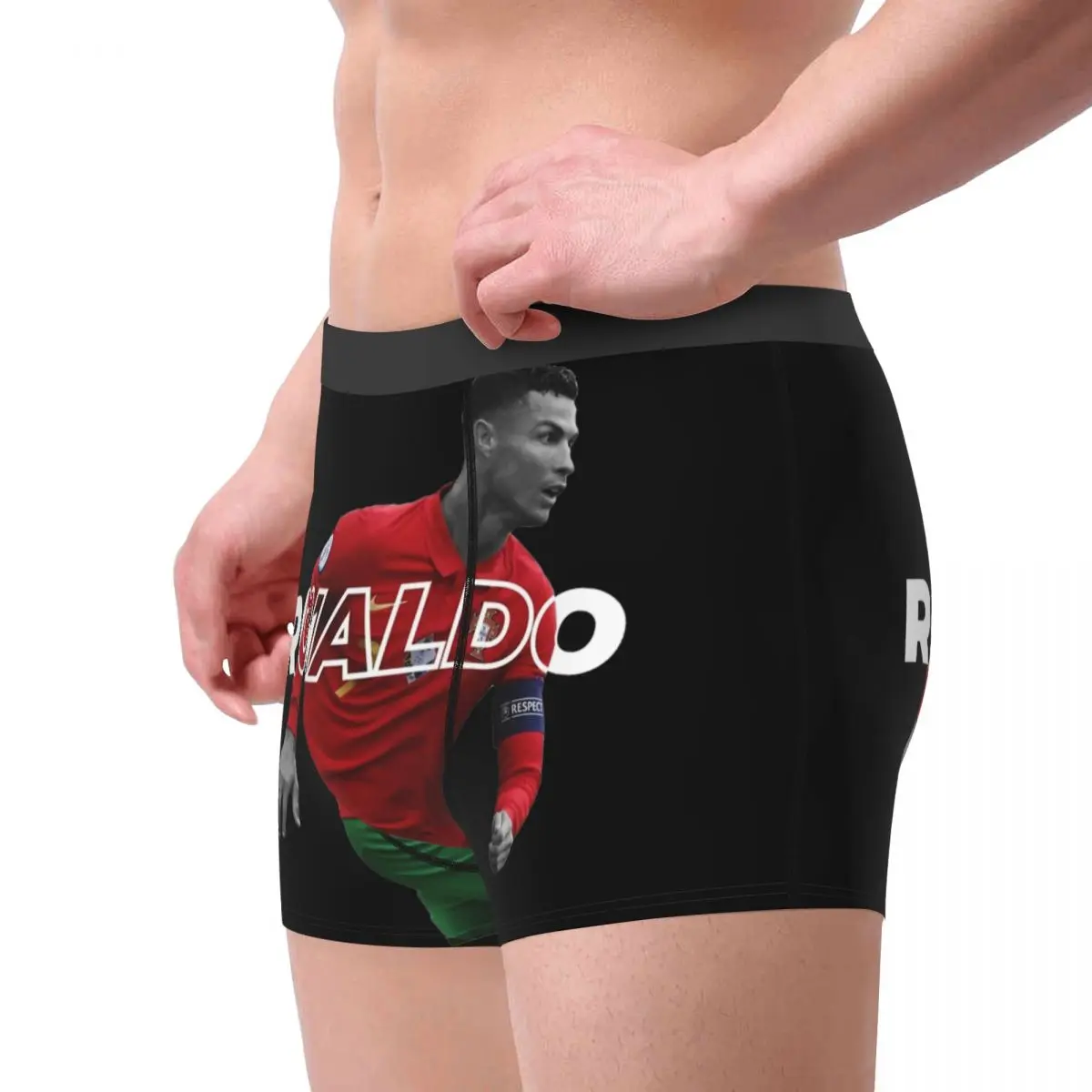 CR7s Footballer Men's Underwear Boxer Shorts Panties Funny Soft Underpants for Homme S-XXL