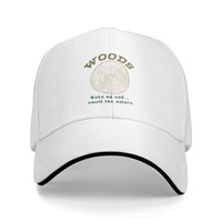 Woods Wake Up And Smell The Nature Baseball Cap Men And Women Casual Fishing Sun Hat For Hiking Climbing