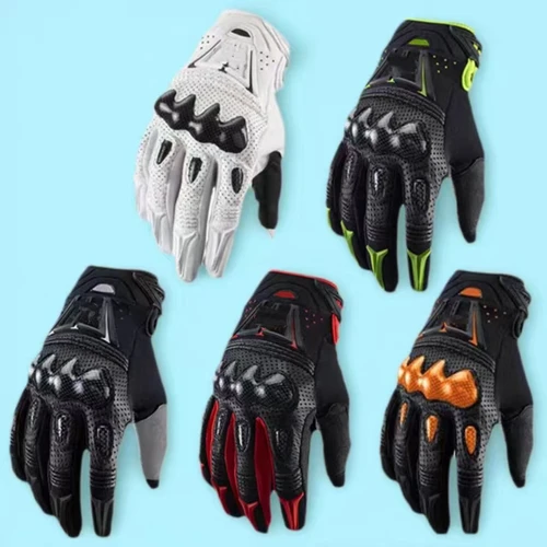 Imagen 2 del producto Guantes de motocicleta, todoterreno, para bicicleta de montaña, DH MX MTB, guantes para hombre y mujer, resistentes a caídas, para montar en bicicleta