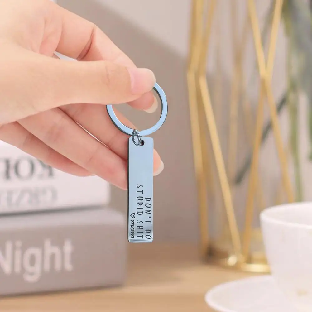 

Mom to Son Keychain Son Keepsake Keychain Funny Mom Reminder Keychain for Christmas Valentine Birthday Love Gift for Graduation
