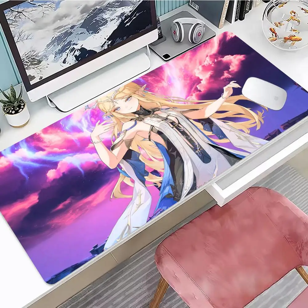 

Brant Cartethyia Mouse Pad Gaming Mouse Pad, Mouse Pad with Edges and Non-Slip Rubber Base, Extended Mouse Pad