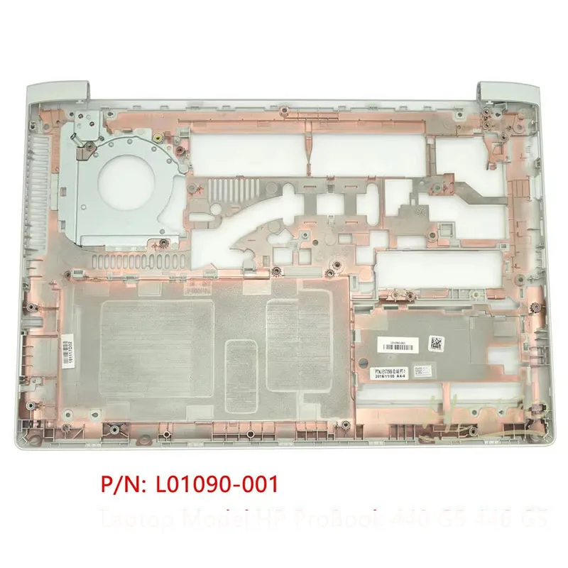 Hp Probook 440 g5 446 g5 l01090-001用の新しいケース,ベースカバー,dシェル