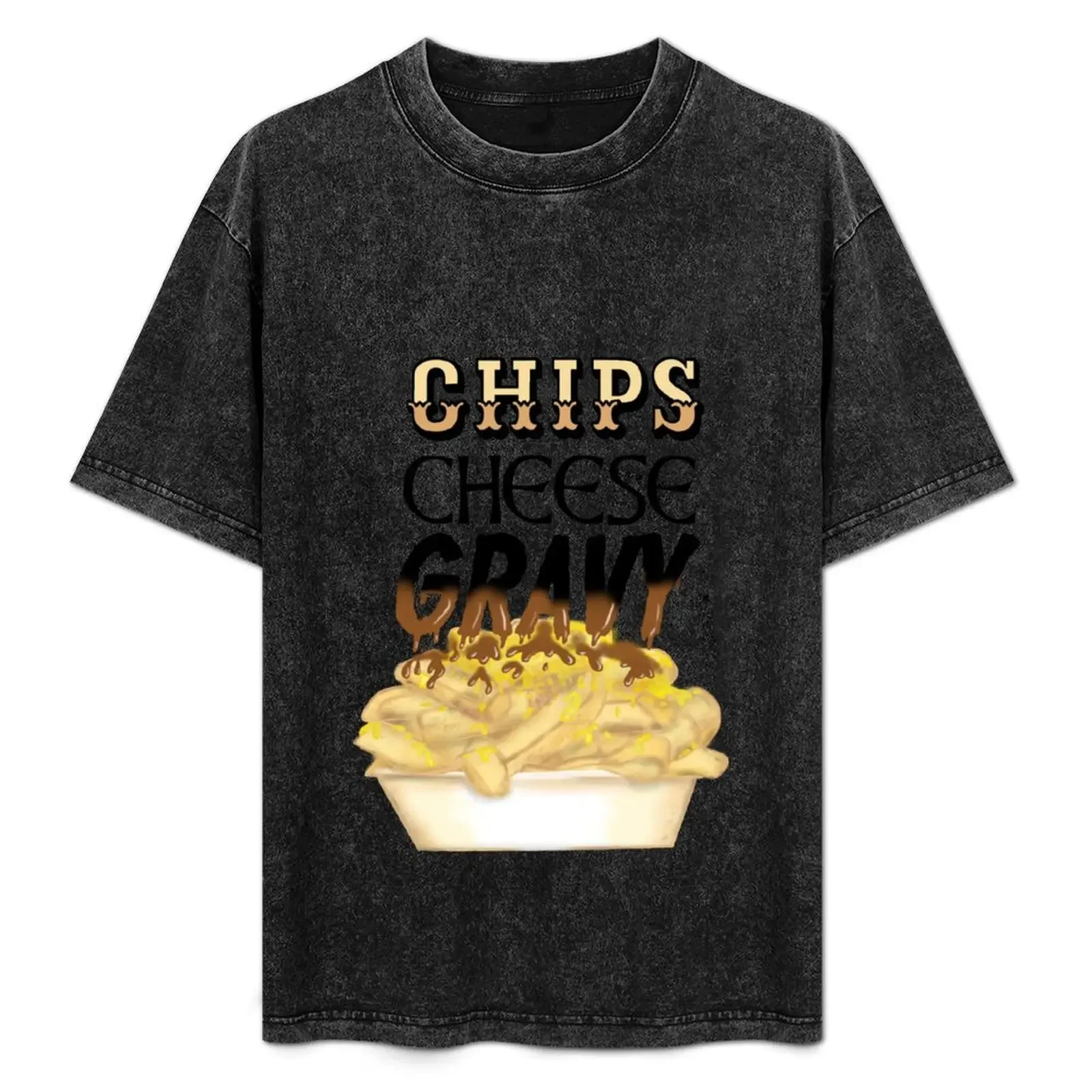 Camiseta de chips, queso y salsa, camiseta de lujo, camisa lisa de verano, camisetas vintage para hombres de alta calidad