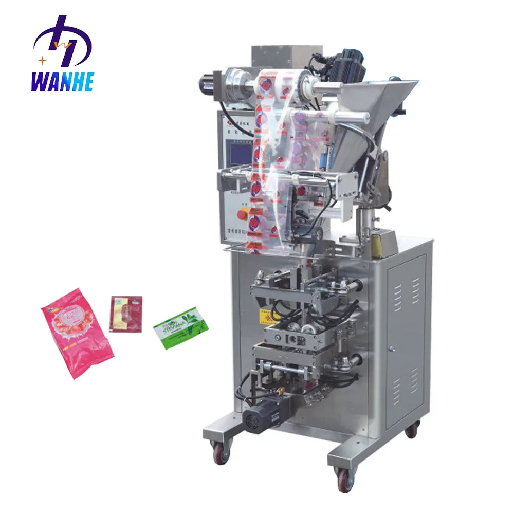 WANHE Automatic Auger Filler Milk Flour Filling and Sealing Machine Instant Powder Sachets 3 in 1 Coffee Packing Machine