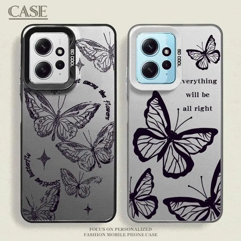 Butterfly Cool Case For Xiaoimi Poco X3 NFC X5 5G C50 C51 F4 F3 GT 11 12T 13T Pro Funda Back Phone Cover