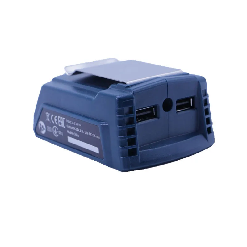 Dual Usb Adapter Converter para Bosch Li-ion Battery Battery Charging Power Tool Parts Acessórios Gaa 18v24 18v