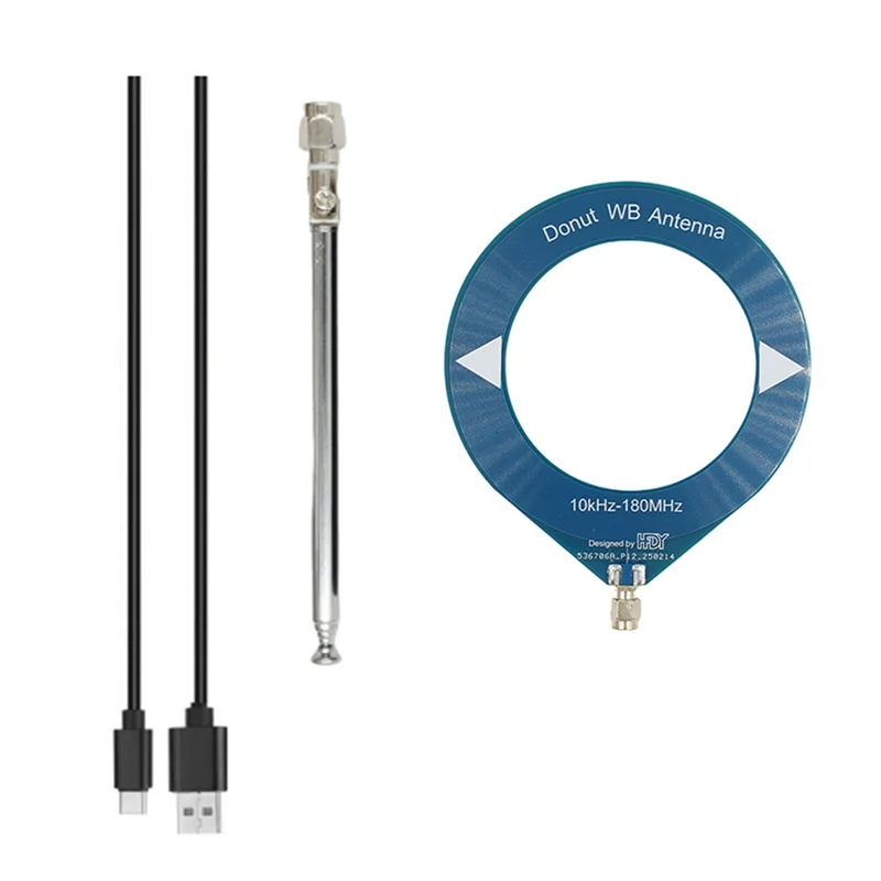 B04B-Mini SI4732 SMA Interface Mini Loop Antenne Zakformaat Radio Ontvanger Mini Radio LSB USB AM FM Radio Withantenne