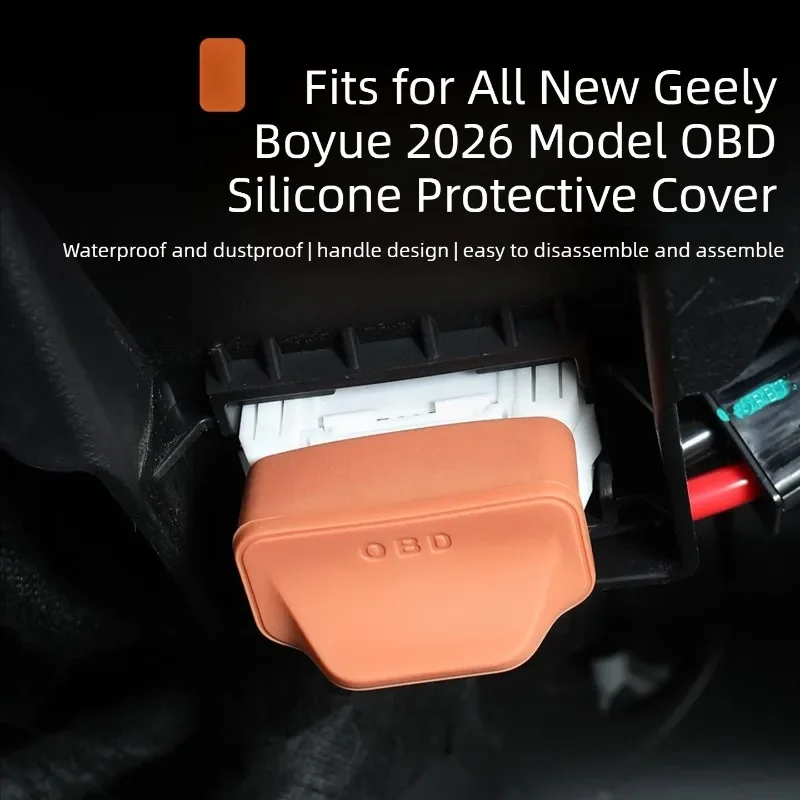 

For Driver Side OBD Port Protective Cover, Durable Interior Modification Accessory for All-New Geely Boyue 2026 Model
