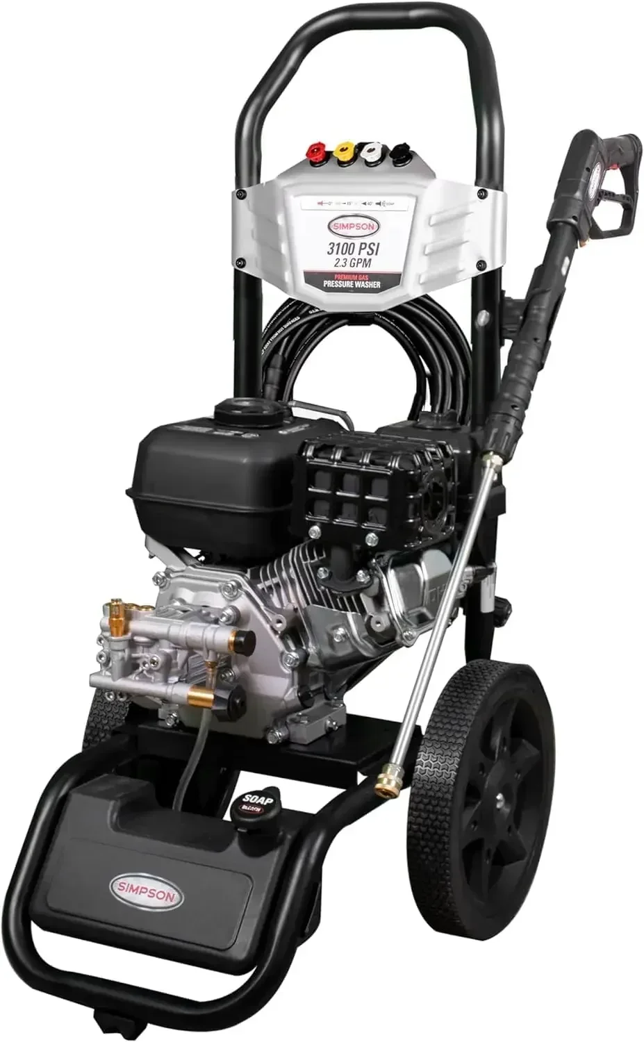 Cleaning MS61222-S MegaShot 3100 PSI Gas Pressure Washer, 2.3 GPM, CRX165 Engine, Includes Spray Gun