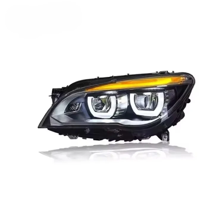 

Plug and Play Headlights for BMW 7 Series F01 F02 2009-2015 Headlamp Assembly High Quality Angel Eyes Car Lights