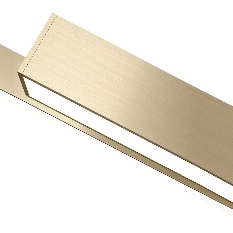 Living Room Pendant Light Luxurious Modern Atmospheric Creative Minimalist Linear Long Bar Restaurant Bar Hanging Light Fixture