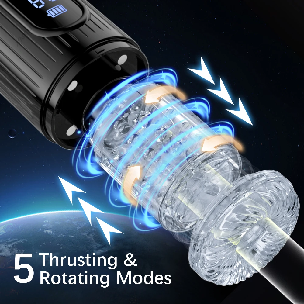 Automatic Male Masturbator Telescopic Rotation Sucking Vagina Masturbation Sex Toys Adult Goods for Men Man Masturbators Cup