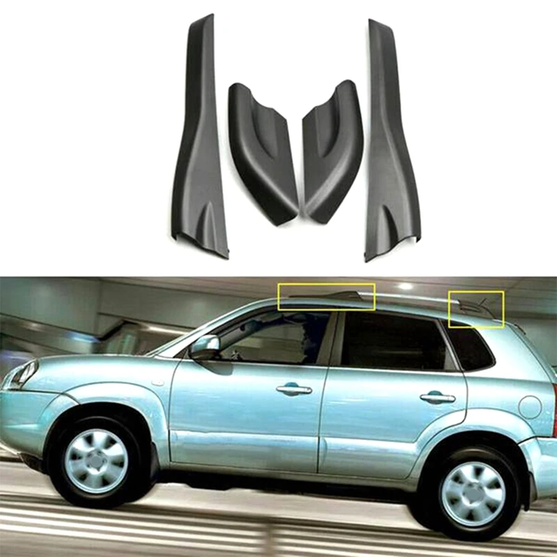 Roof Rack Shell Protective Cover For Hyundai Tucson 2004-2008 Roof Luggage Bar Rail End 872912E000 872922E000 872972E000