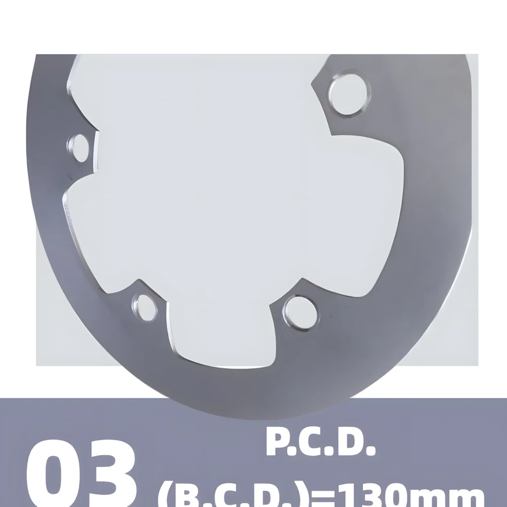 

Чехол для складной велосипедной цепи 130 BCD 38T 39T 42T 44T 46T 48T 50T 52T 53T 56T 58T 60T Серебристый защитный кожух цепи для шоссейного велосипеда Прочный