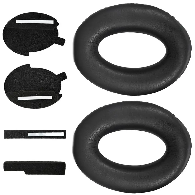 B04C-Replacement Ear Pads For Bose A20 Headsets Earmuffs Ear Pillows Enhanced Sound Isolation