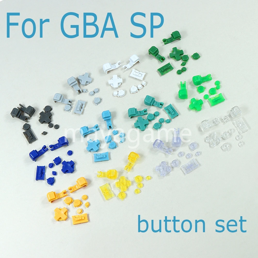 30sets For GBA SP Buttons Replacement LR AB D PAD Button Key Part for Gameboy Advance SP