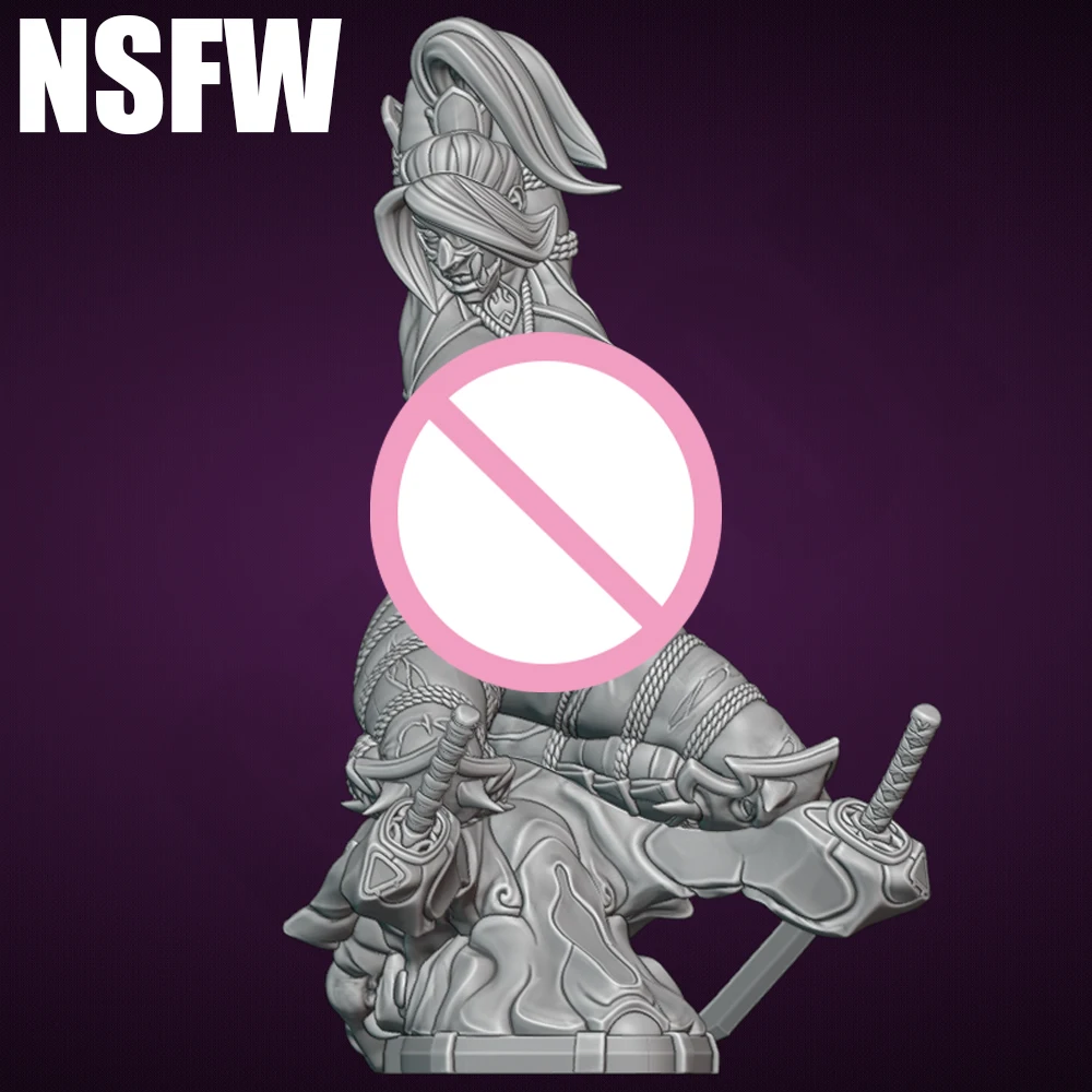 

Сексуальный ниндзя Taki NSFW, комплект моделей из смолы, 3d-печать, кукла 1/24, комплекты статуй из смолы в разобранном виде, неокрашенная игрушка, игровой набор Gk