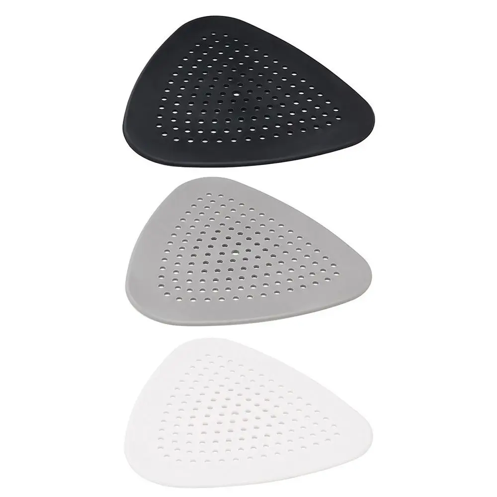 Anti-blocking Sink Strainer Floor Drain Hair Clean Up Sewer Outfall Drain Filter Triangular Shape Mesh Trap