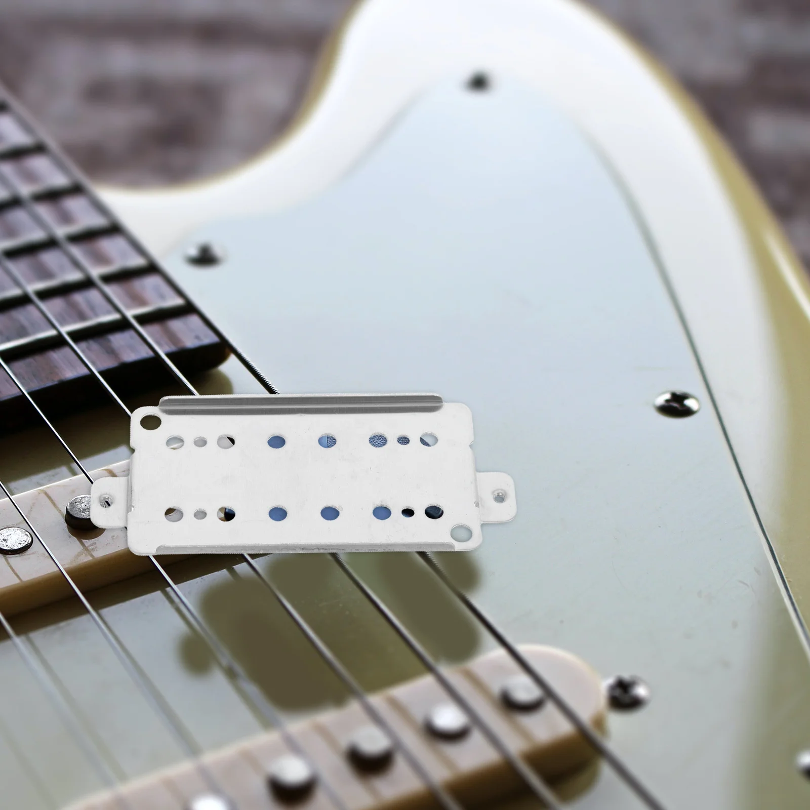 

Electric Guitar Humbucker Pickup Base Plate 50mm Spacing Nickle Silver Double Coil Pickup Mounting Frame Support Plate