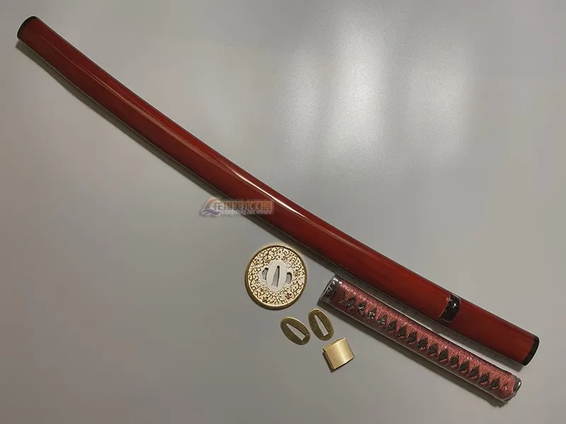 

Complete Japanese Bushido Iaido Katana Sword Accessories 76cm Saya+26cm Tsuka+Copper Zinc Alloy Tsuba Habaki Seppa