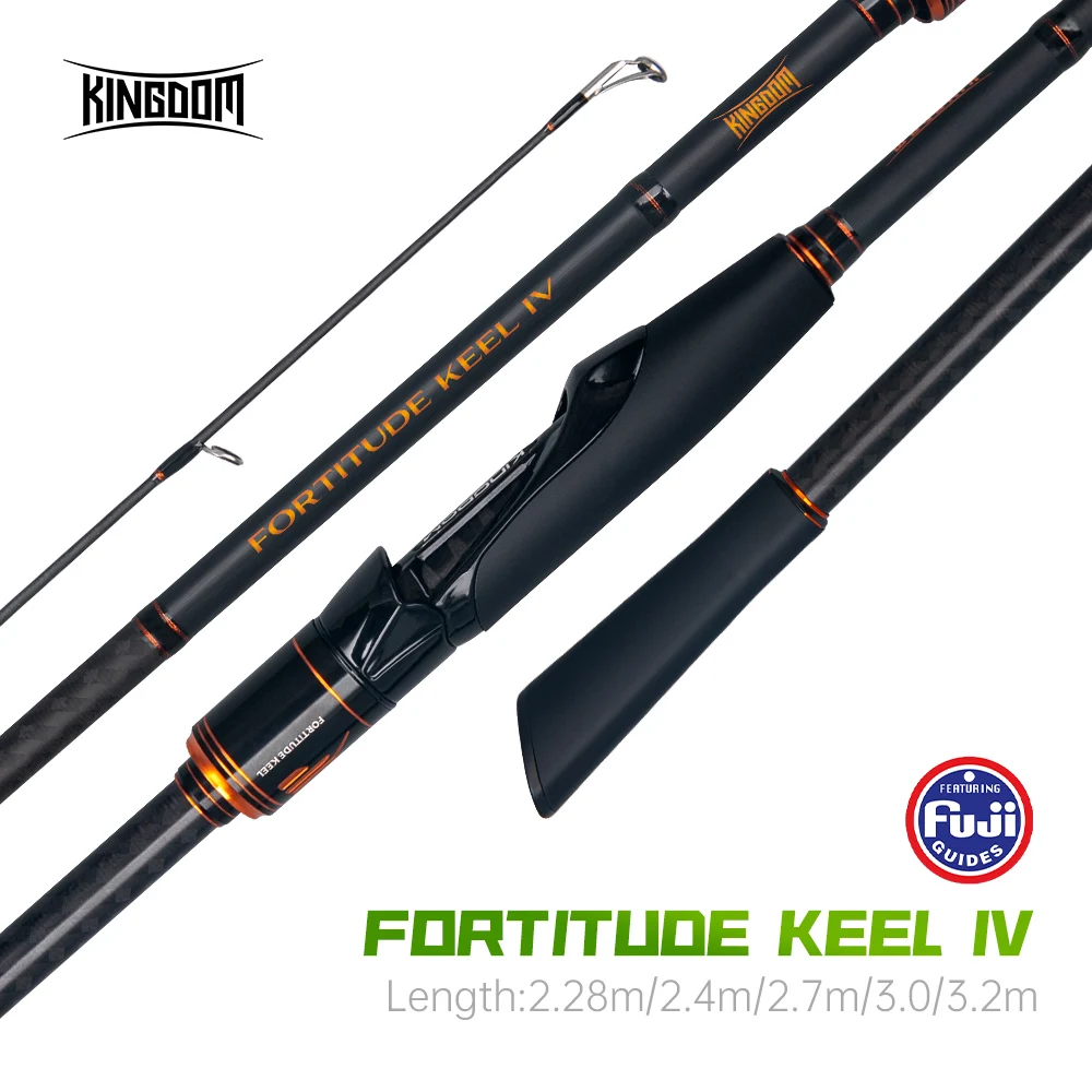 

Kingdom Fishing Rod FORTITUDE KEEL IV Long Casting Carbon Fiber Fuji Guide Rods MF 2.28m 2.4m 2.7m 3.0m 3.2m Inshore Fishing Rod