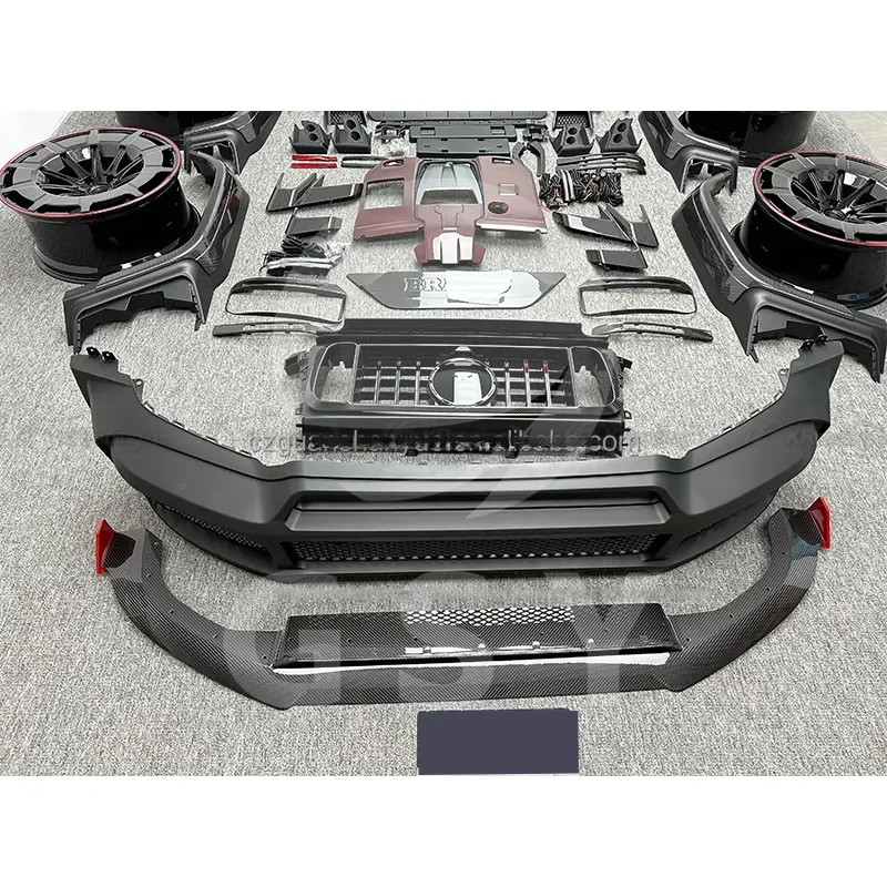 Suitable for High Quality Dry Carbon Fiber Bodykit for G-Class G63 Upgrade G900 W463 Style Front & Rear Bumper 20-24 Mo