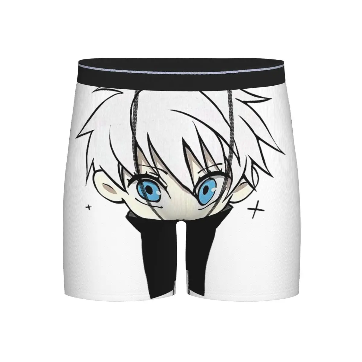 

Long Boxer Underpants Shorts Gojo Manga Kawaii Japanese Anime Panties Male Soft Underwear for Homme Man Boyfriend Gift