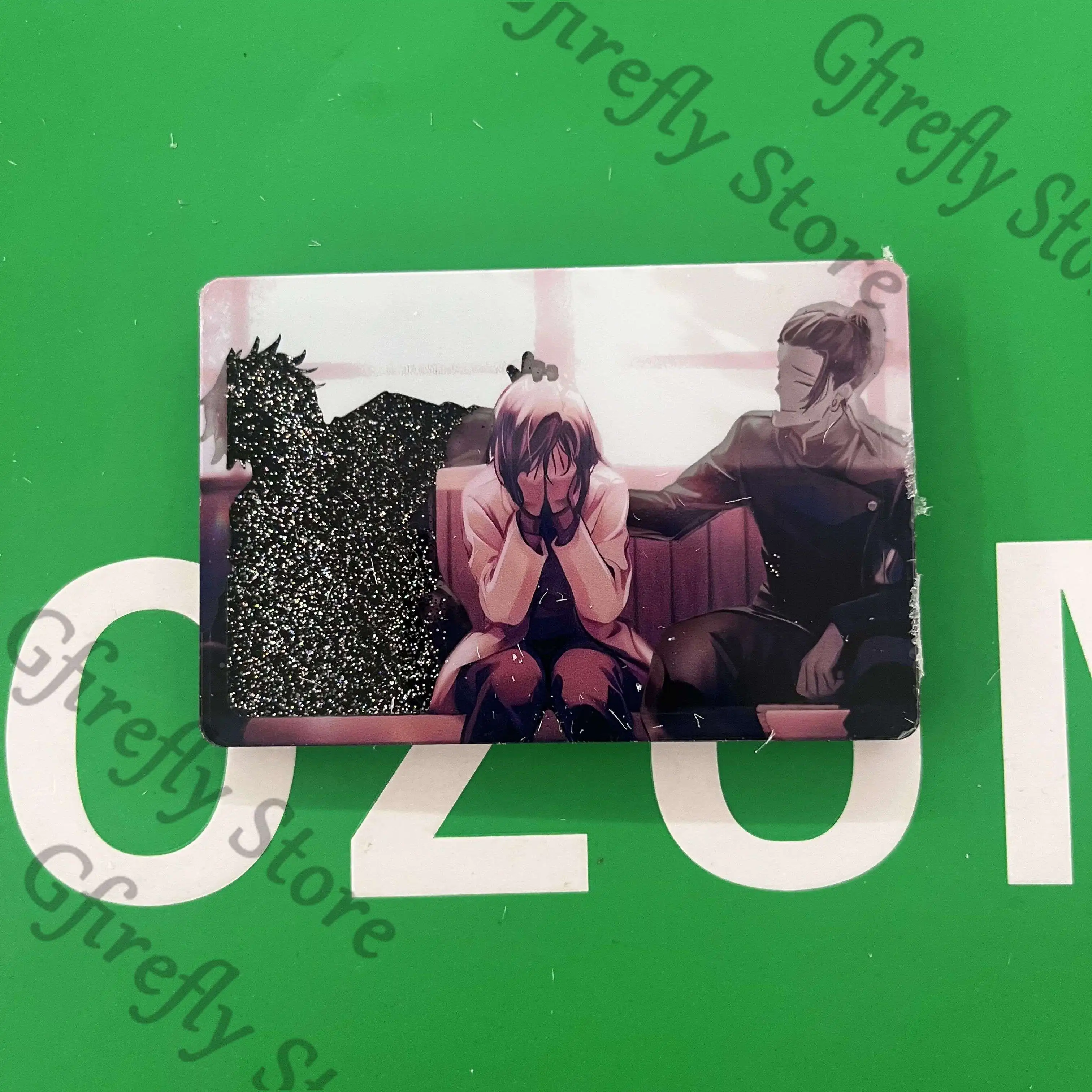 

Jujutsu Kaisen Card Brick Satoru Gojo Quicksand Mahjong Decoration Standing Sign Acrylic Indicative Board Geto Suguru Gift