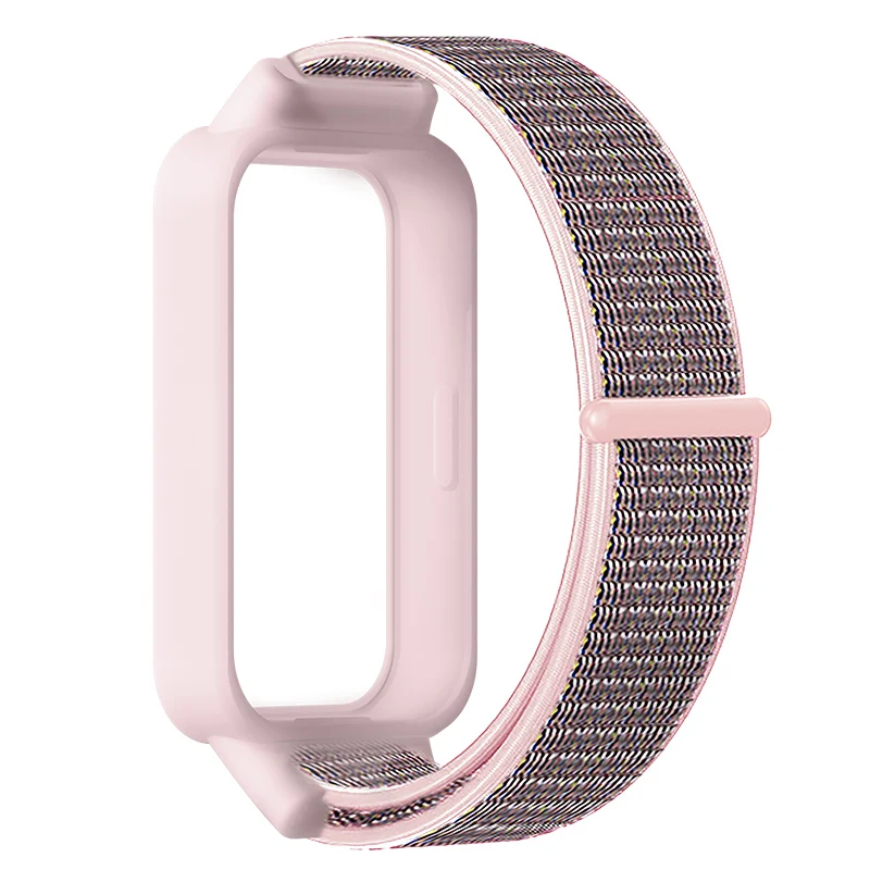Armband + PC-Schutzhülle für Xiaomi Mi Band 9 Active, Sportarmband aus Nylon, Armband + Schutzhülle für Redmi Band 3. – Detail 6