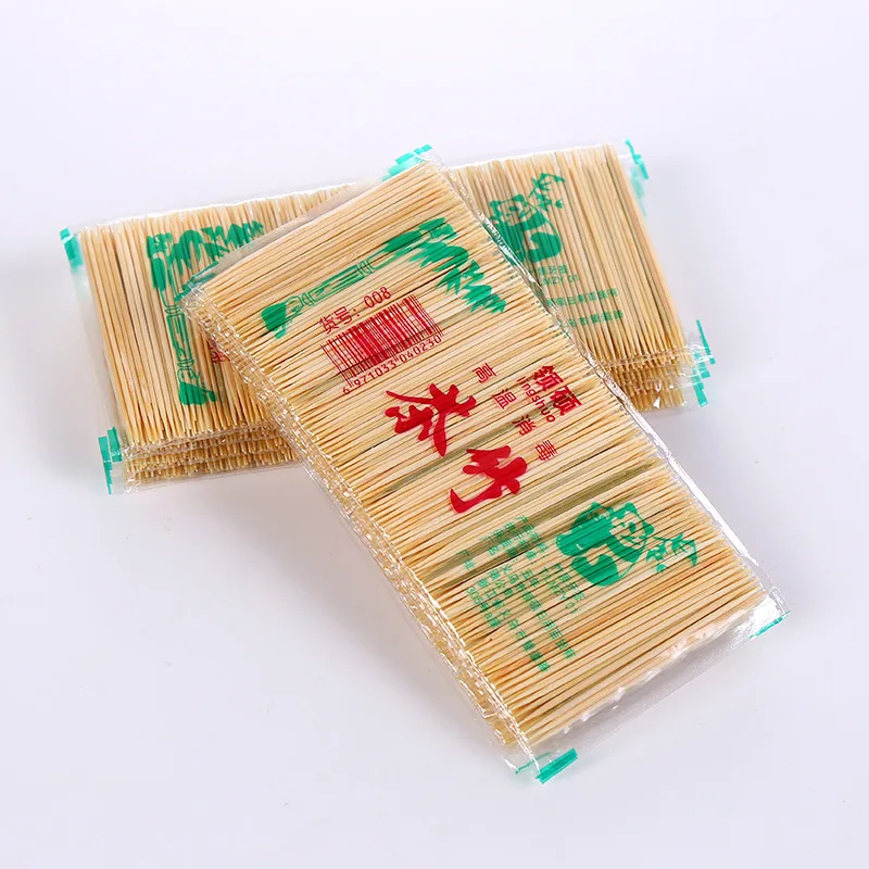 

Double-Headed Fine Tootis Bamboo Made Home Hotel Fruit Stis Disposable Street Vendor Tootis Personal Hygiene Tools