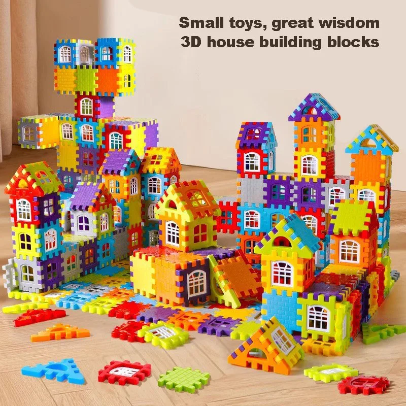 Children 3D Puzzle Game Cube Block Toys Design Build Own Building Blocks Children's Educational Toys Parent-Child Interaction