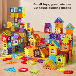 Kinderen 3D-puzzelspel Kubusblokspeelgoed Ontwerp Bouw eigen bouwstenen Educatief speelgoed voor kinderen Ouder-kind interactie