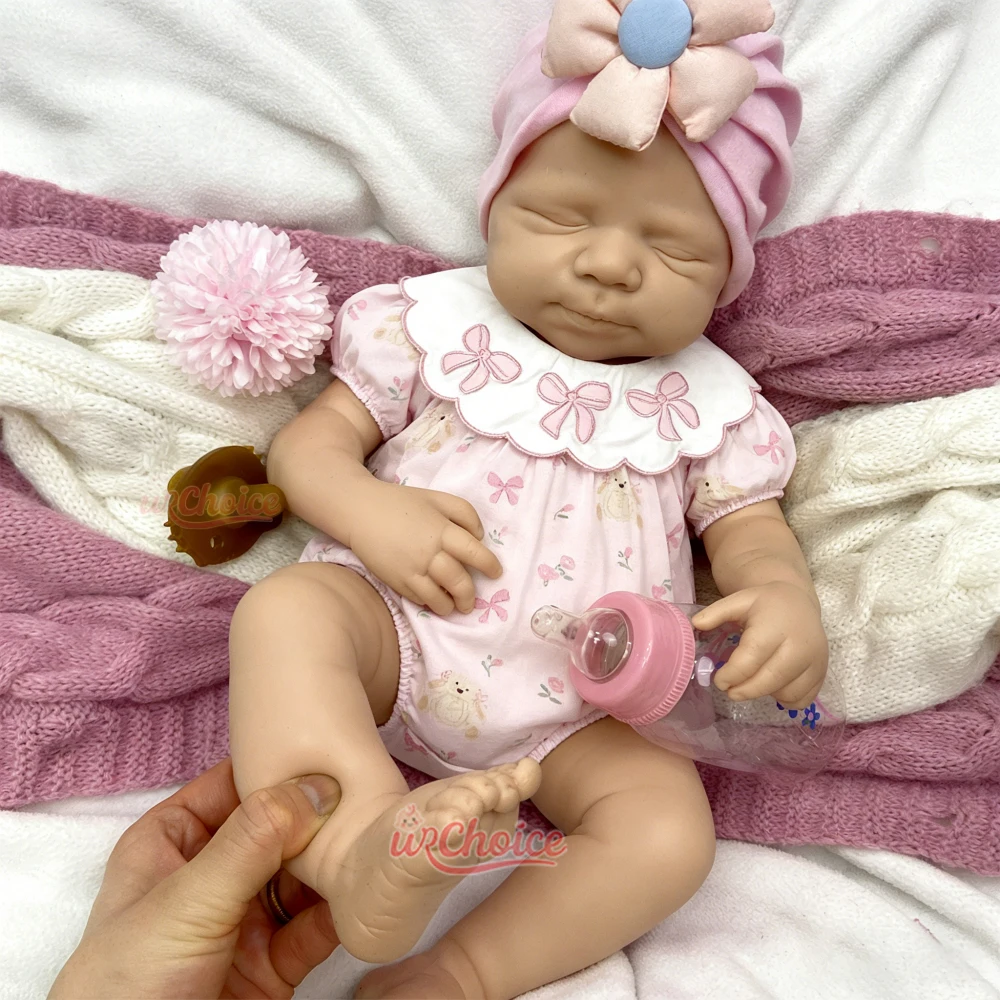 20inch High Quality Unpainted Full Silicone Reborn Baby Lifelike Newborn Washable Art Doll Anatomically Correct for Collector