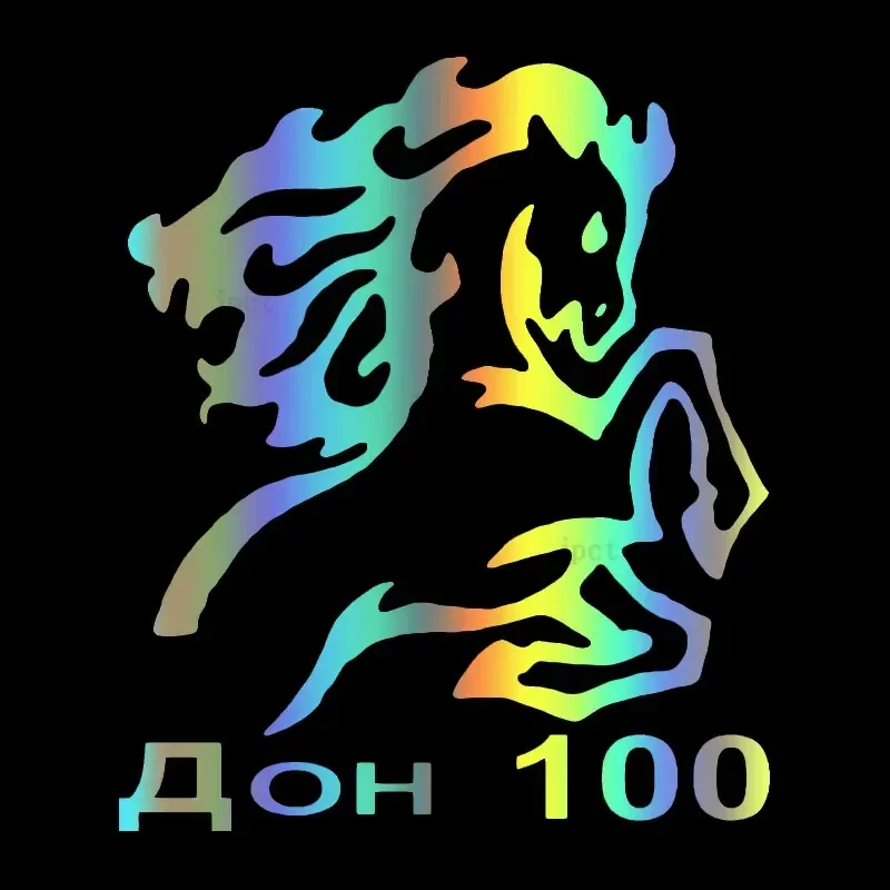 

The waterproof sticker on the rear window and bumper of the new horse model vinyl car, and various sizes of PVC decals
