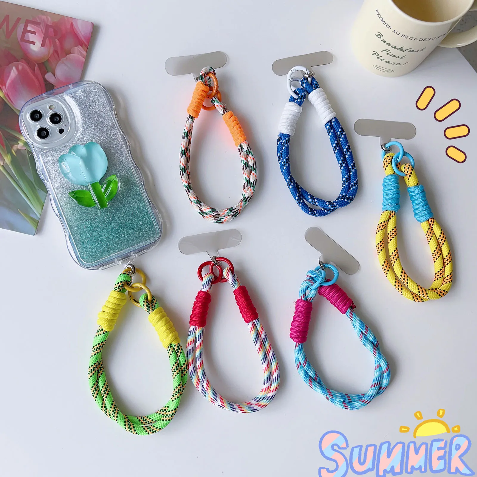 New Cute Creative Phone Lanyard - Handmade, Multi-Use Wrist Strap/Rope, Super Convenient