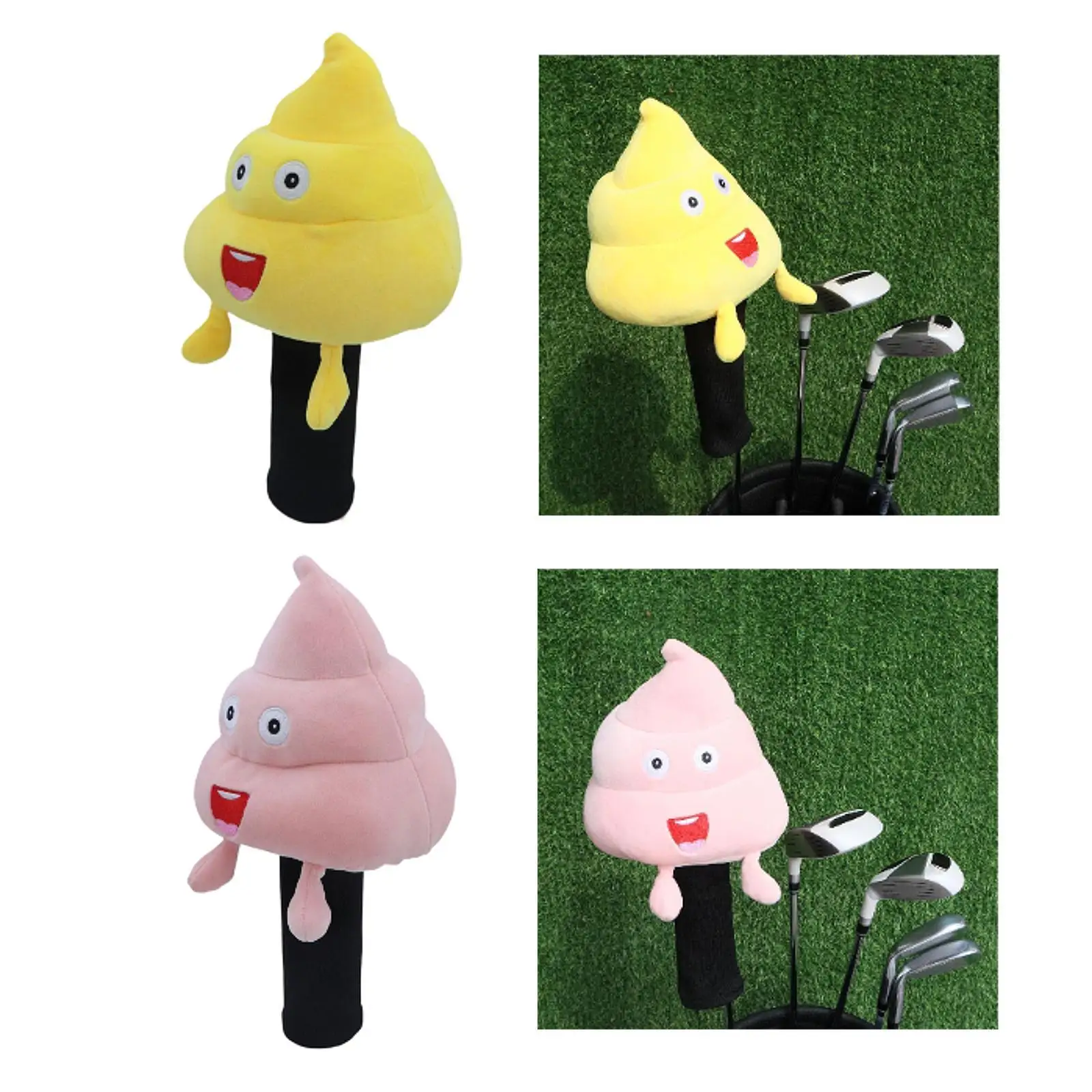 

Poop Plush Driver Head Cover Accessories Universal Novelty Gift Protector