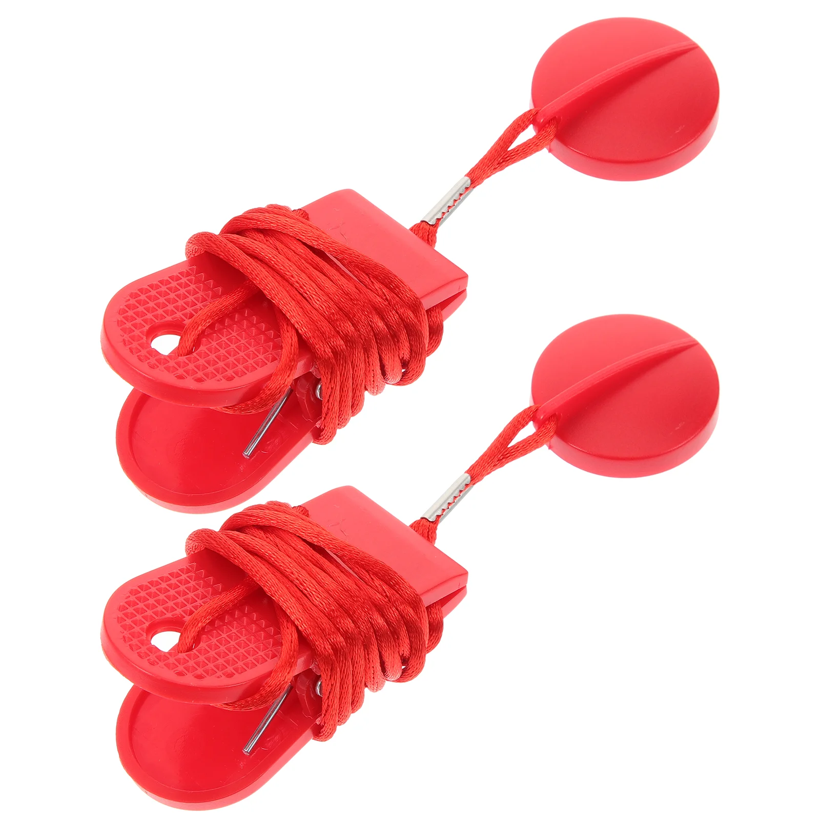 

2 Pcs Treadmill Accessories Lock Running Machine Safety Key for Switch Wire Clips Magnetic Stop Brake Keys Plastic Emergency