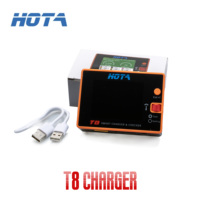 HOTA T8 650W 22A Battery Charger LiHv Lipo NiMh Li-ion Ni-Cd Intelligent Digital RC Charger 1-8S Lipo Balance Charger For Drone