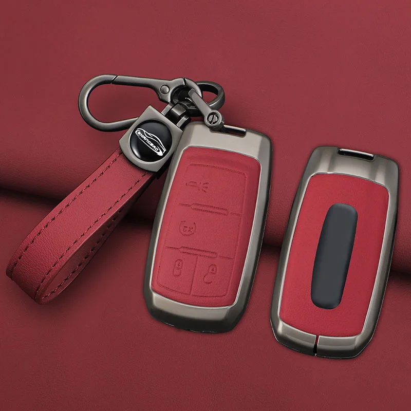 3/4/5/6 Buttons Zinc Alloy Car Key Case Cover Accessories For Dodge RAM 1500 2500 3500 4500 5500 RAM1500 RAM2500 TRX 2021 2020 view 2