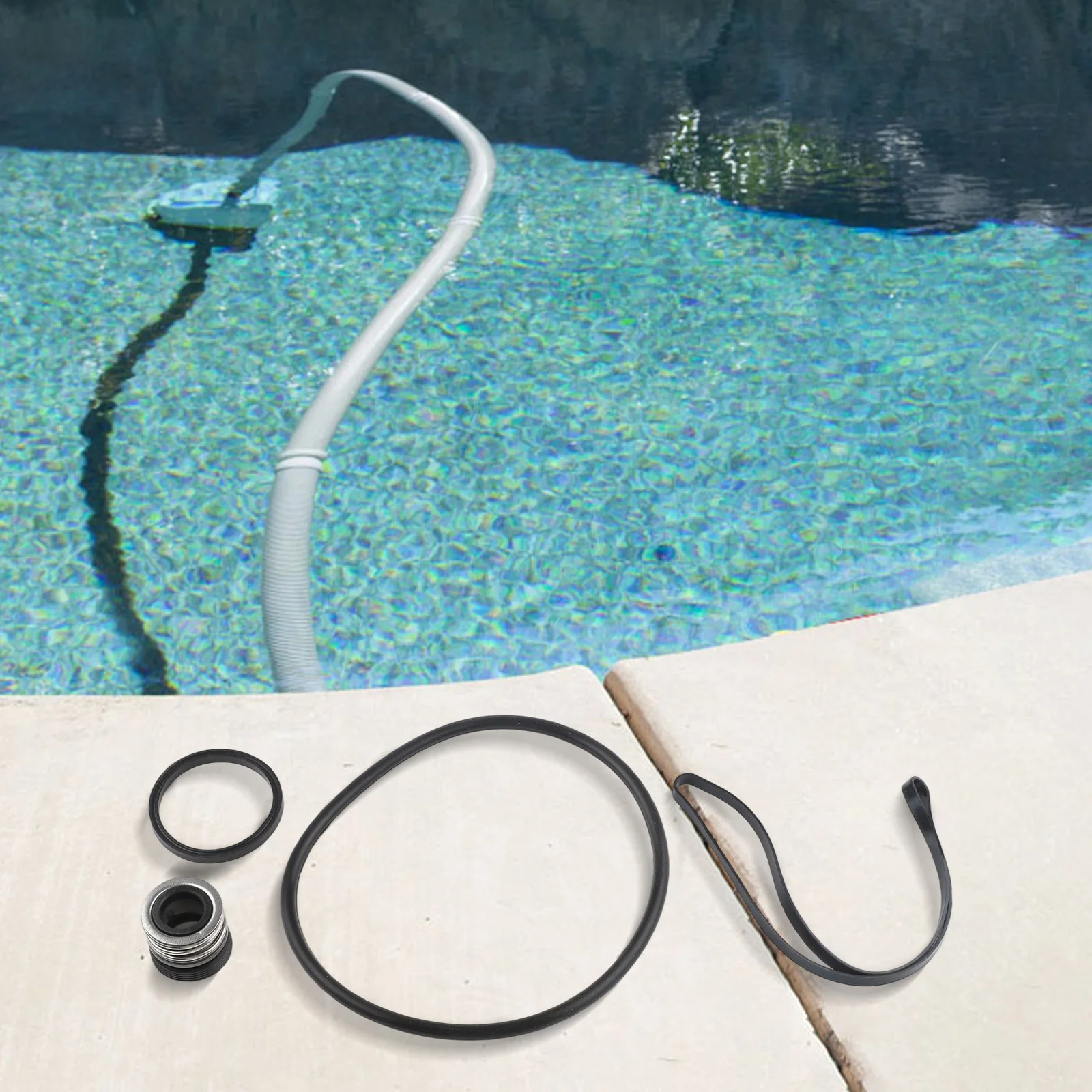 

Комплект для ремонта уплотнительного кольца для работы в гладком бассейне. Обслуживание уплотнительного кольца. Как показано на рисунке. Гладкая работа. Детали бассейна. Экономичное решение.