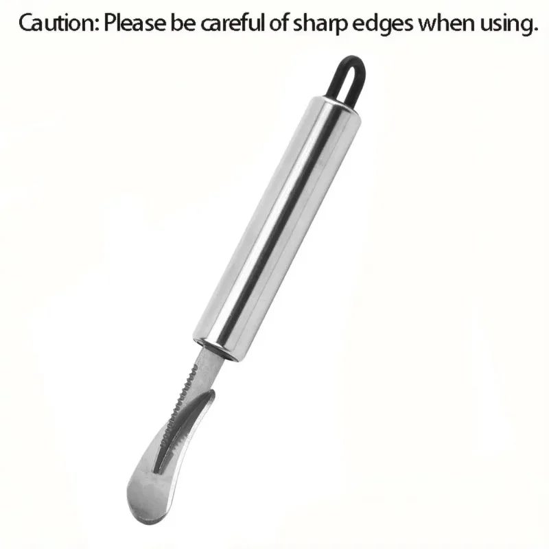 Stainless Steel Orange Peeler Citrus Peeler Tool with Comfortable Handle Fruit Slicer Cutter Remover for Kitchen