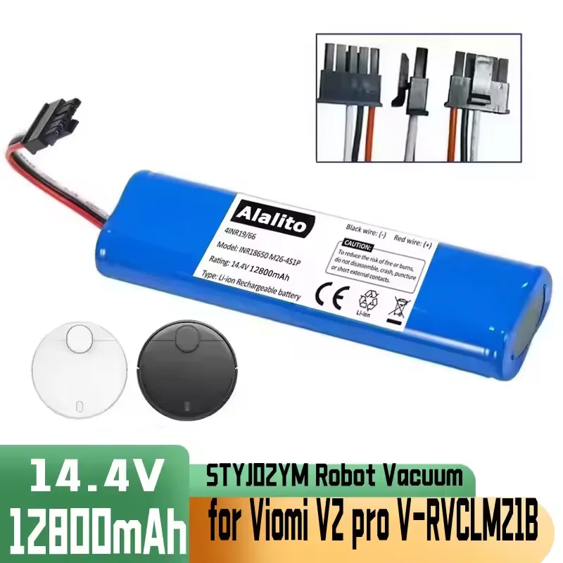 14.8V New 12800mAh 4S1P Li-ion Battery Good Quality For CECOTEC Conga 3290 3390 3490 3590 3690 3790 3890 Robot Vacuum Cleaner