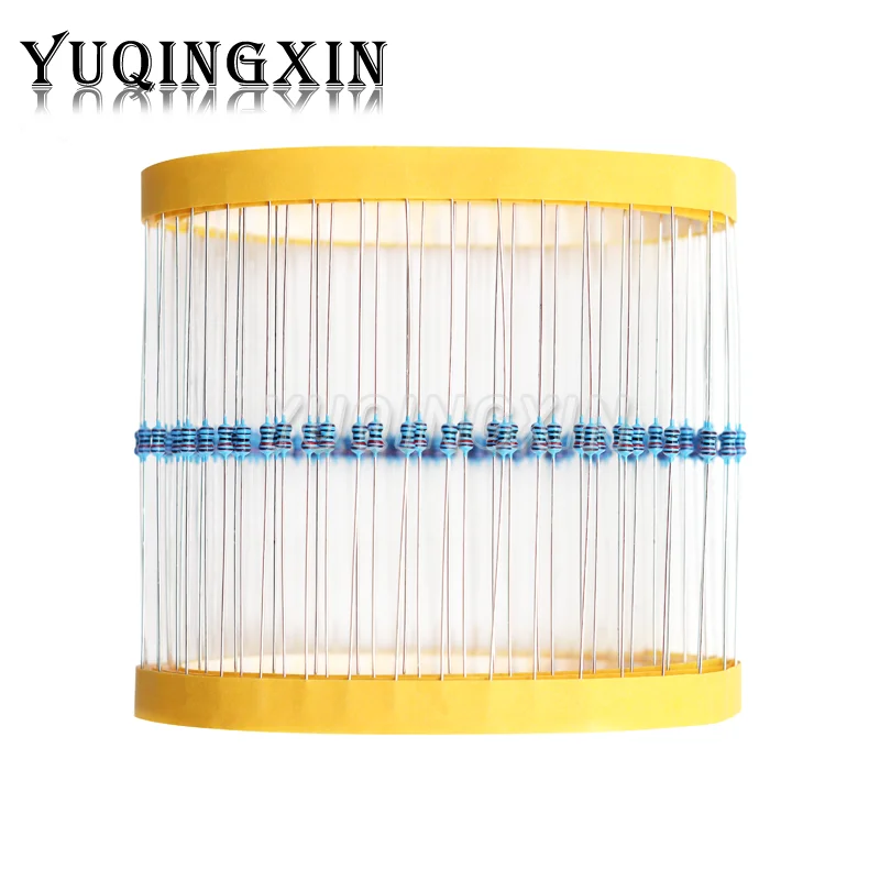 100pcs 1/8W 1R - 4.7M 1% Metal Film Resistor 0.125W 2.2 10 47 100 120 150 220 270 330 470 1K 2.2K 4.7K 10K 100K 470K 1M ohm