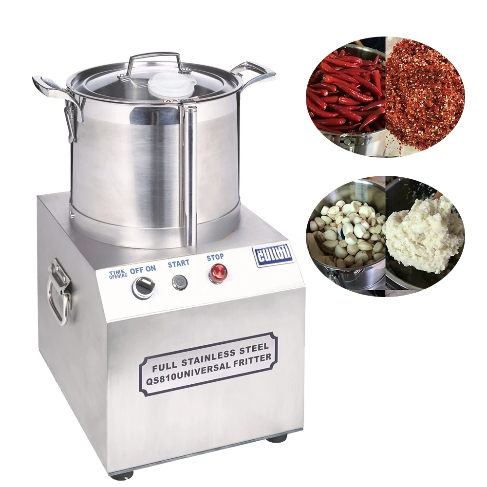 High-Efficiency Food Processor Tomato Grater Fruit Vegetable Tools Red Chilli Powder Mill Industrial Almond Chopper Machine